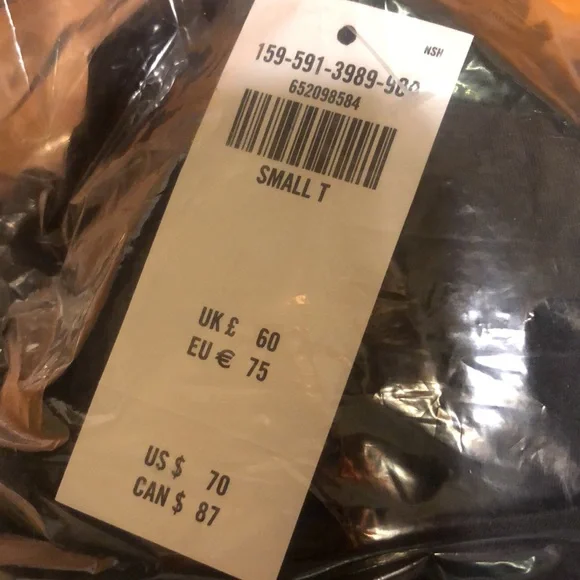 ABERCROMBIE Black Ruched Dress NWT - Picture 12 of 13